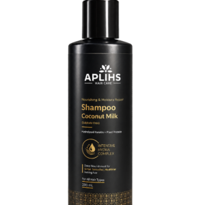 APLIHS Nourishing & Moisture Repair Coconut Milk Shampoo – Intensive Hydra Complex (200 ml) product packaging