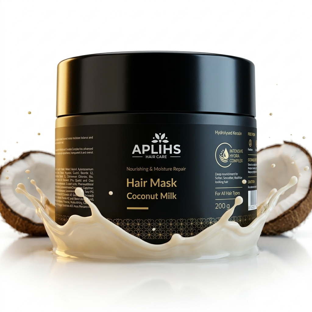 Nourishing & Moisture Repair Coconut Milk Hair Mask – Intensive Hydra Complex (200 g) - Image 2