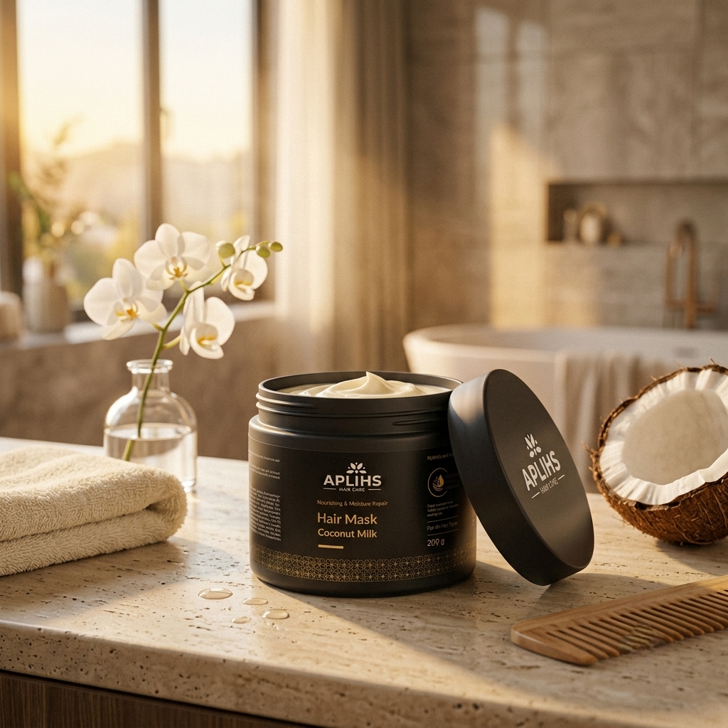 Nourishing & Moisture Repair Coconut Milk Hair Mask – Intensive Hydra Complex (200 g) - Image 7